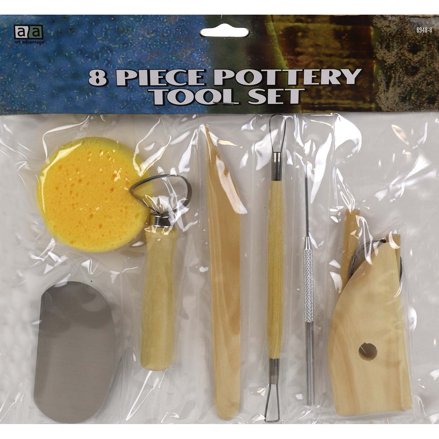 Art Advantage® 8 Piece Pottery Tool Set